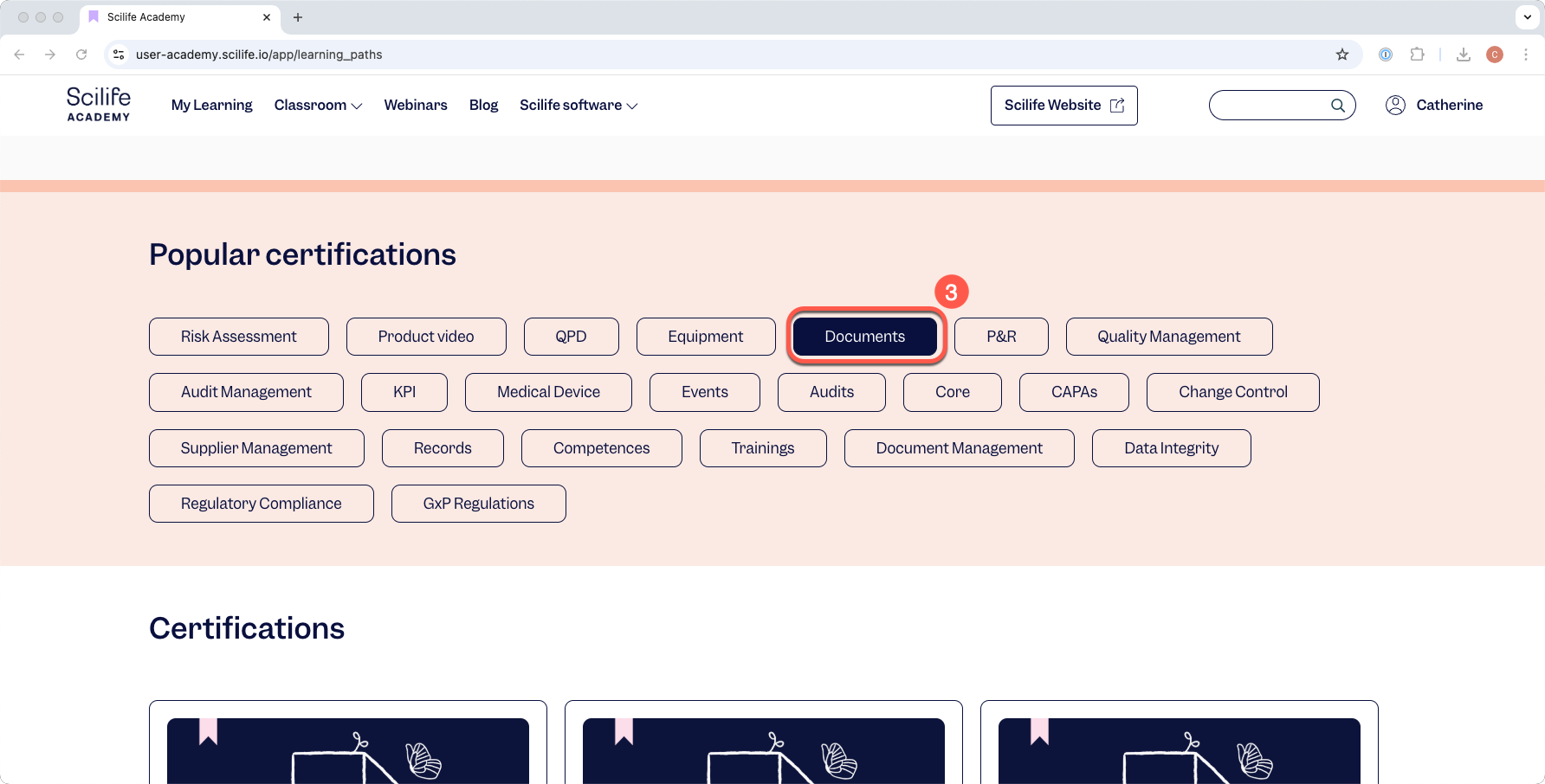 Module selection