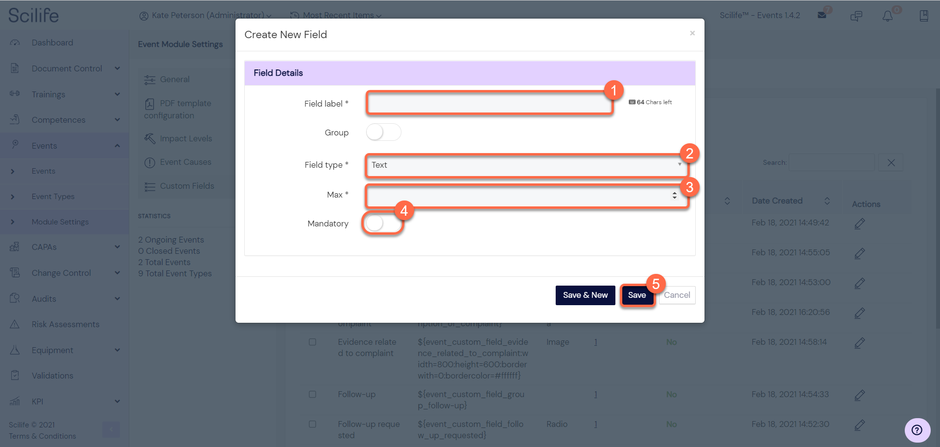 creating-a-text-custom-field-scilife