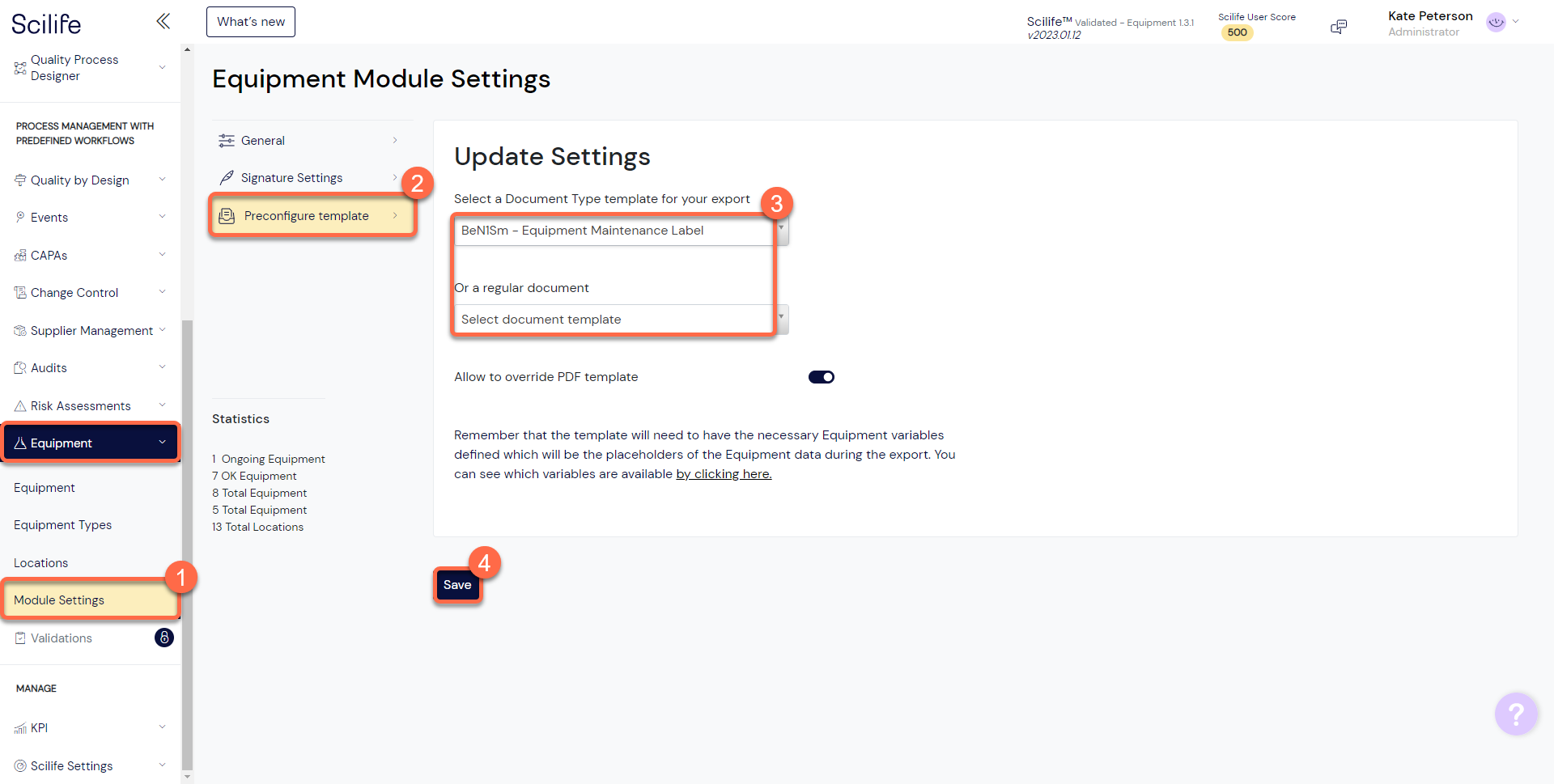 how-to-export-labels-or-reports-scilife